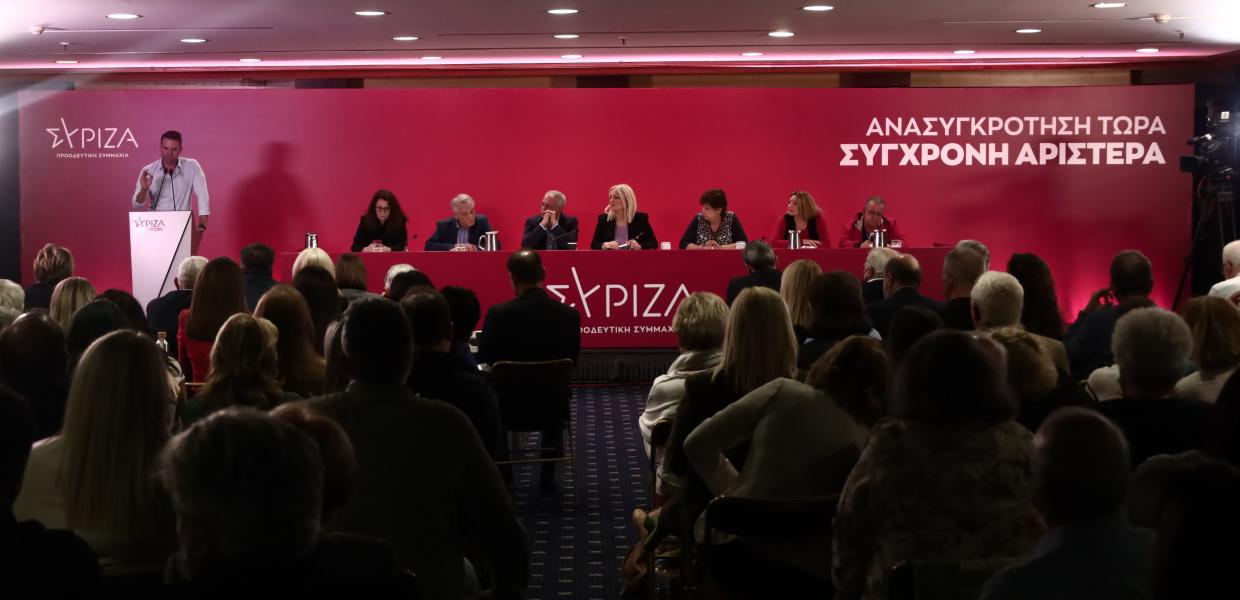 Ο Στέφανος Κασσελάκης στην Κεντρική Επιτροπή του ΣΥΡΙΖΑ - ΠΣ