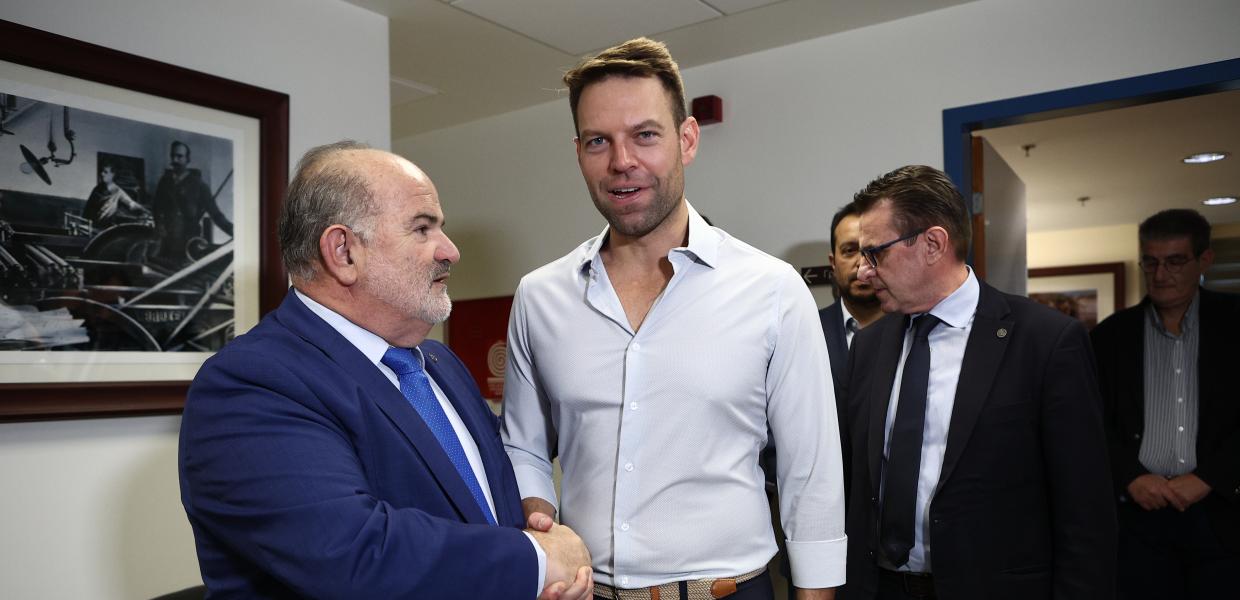 Στέφανος Κασσελάκης ΓΣΕΒΕΕ Γιώργος Καββαθάς