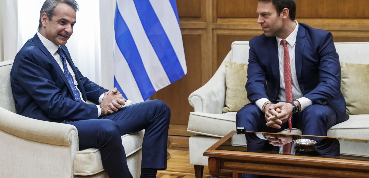 Κυριάκος Μητσοτάκης και Στέφανος Κασσελάκης