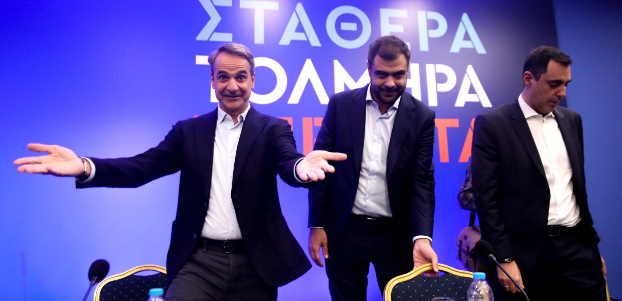 Κυριάκος Μητσοτάκης και Παύλος Μαρινάκης