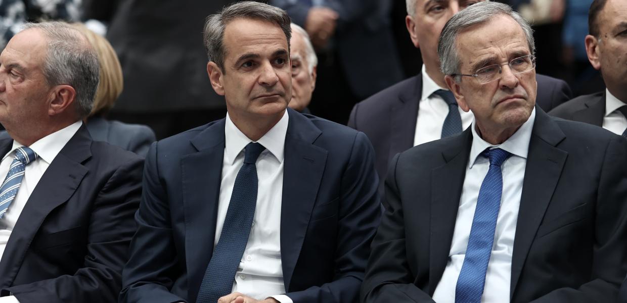 Κυριάκος Μητσοτάκης και Αντώνης Σαμαράς