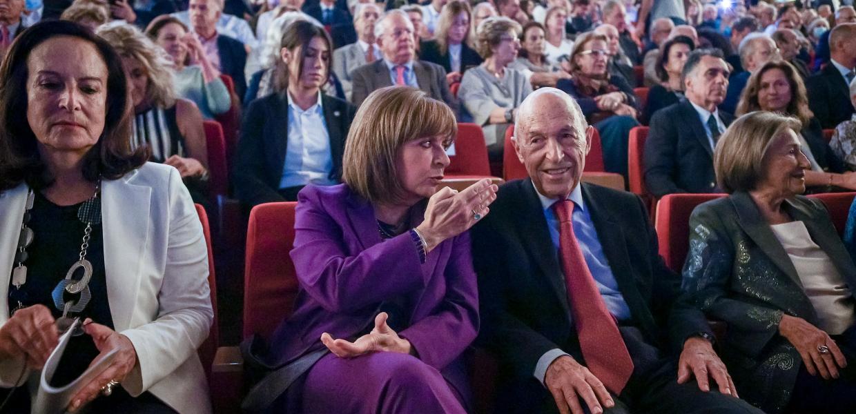 Κατερίνα Σακελλαροπούλου και Κώστας Σημίτης