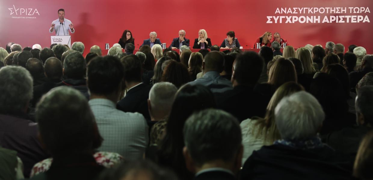 Ο Στέφανος Κασσελάκης στην Κεντρική Επιτροπή του ΣΥΡΙΖΑ - ΠΣ