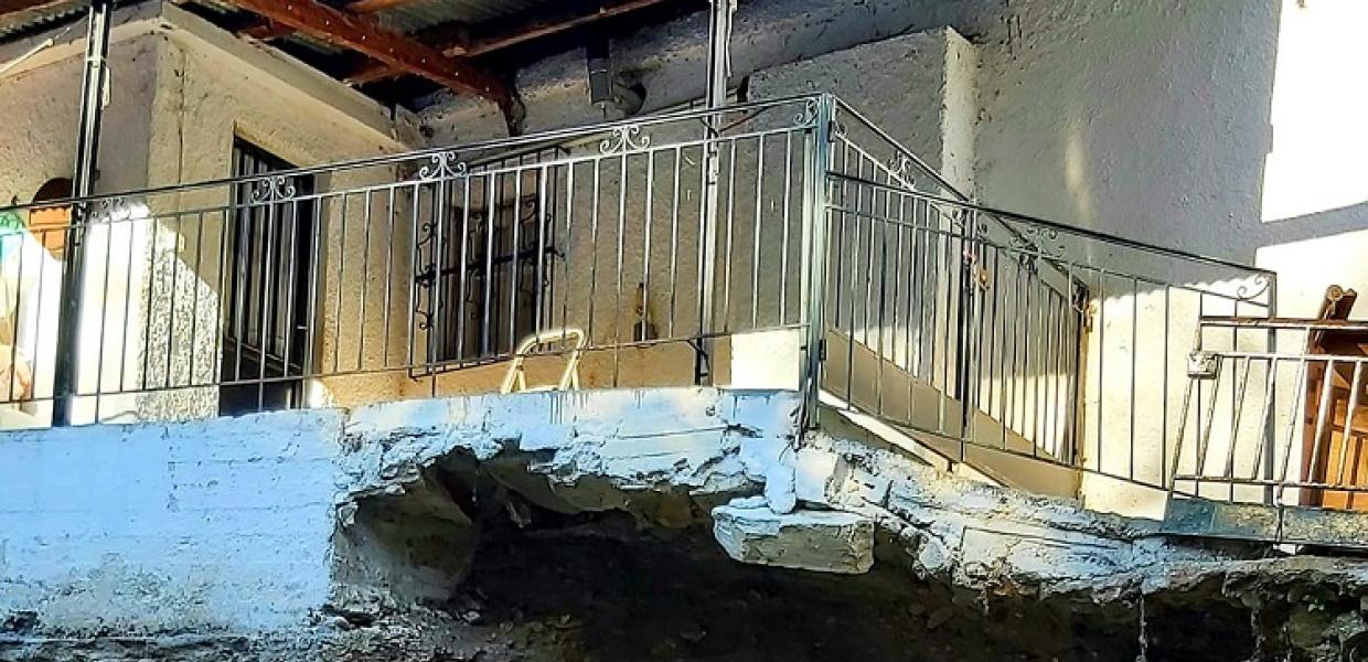 Ζημιές σε σπίτι