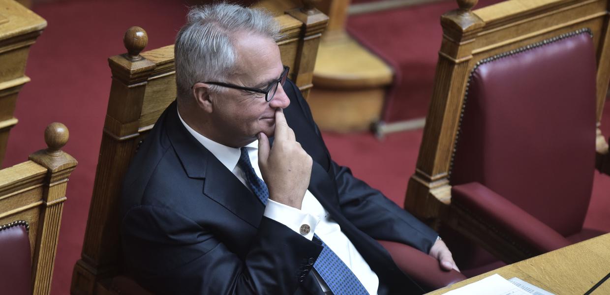 Ο Μάκης Βορίδης στη Βουλή