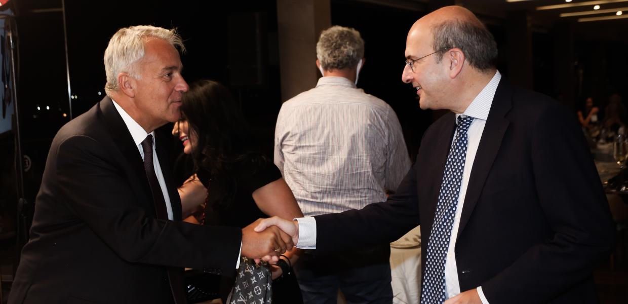 Ο Μάκης Βορίδης και ο Κωστής Χατζηδάκης