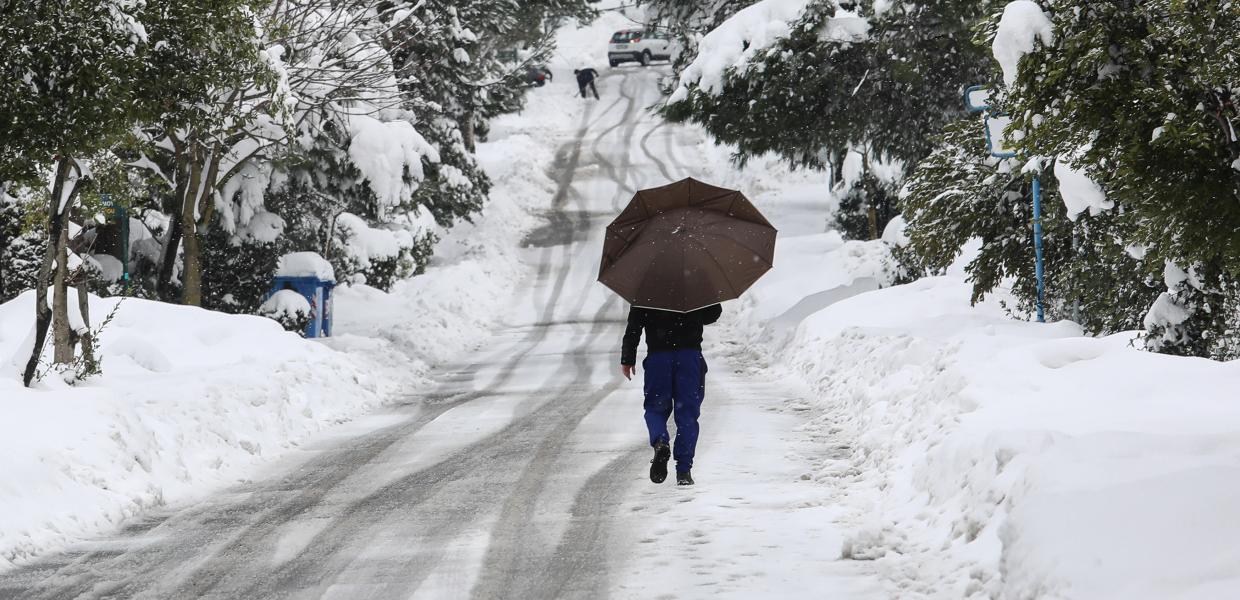 Χιόνια στον Διόνυσο