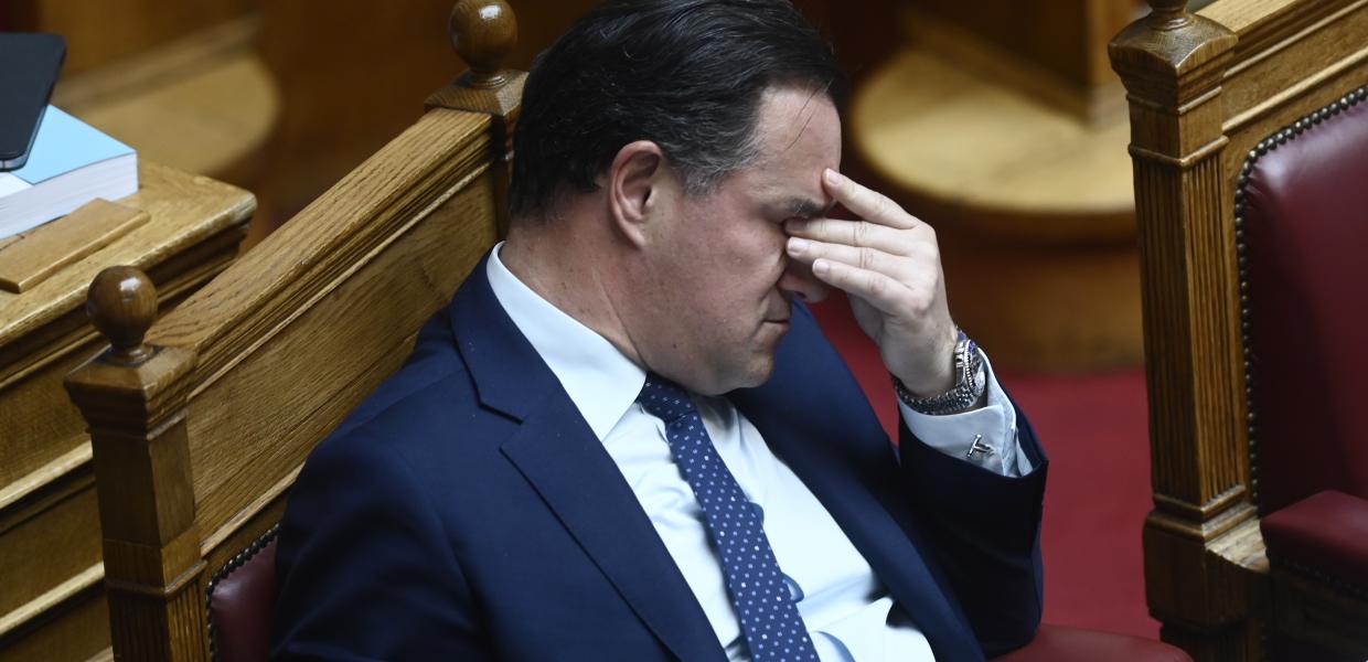 Ο Άδωνις Γεωργιάδης στη Βουλή