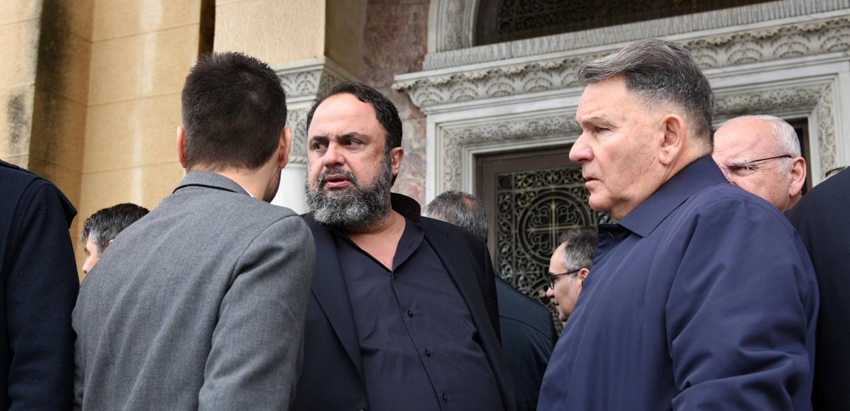 Ο Βαγγέλης Μαρινάκης και ο Αλέξης Κούγιας