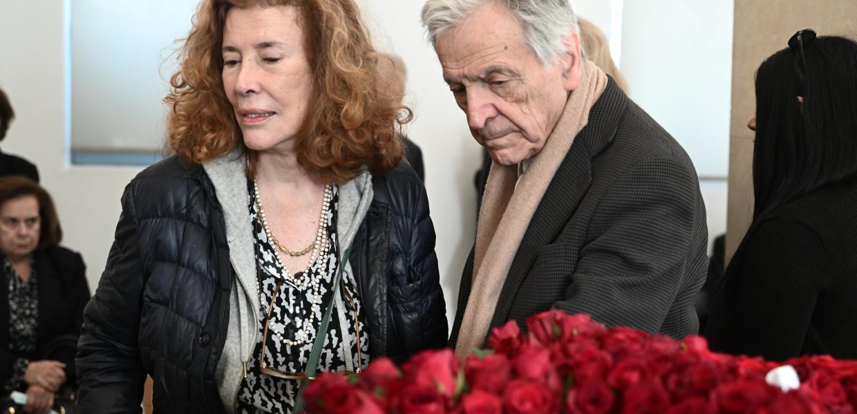Κώστας Γαβράς κηδεία Βασιλικού