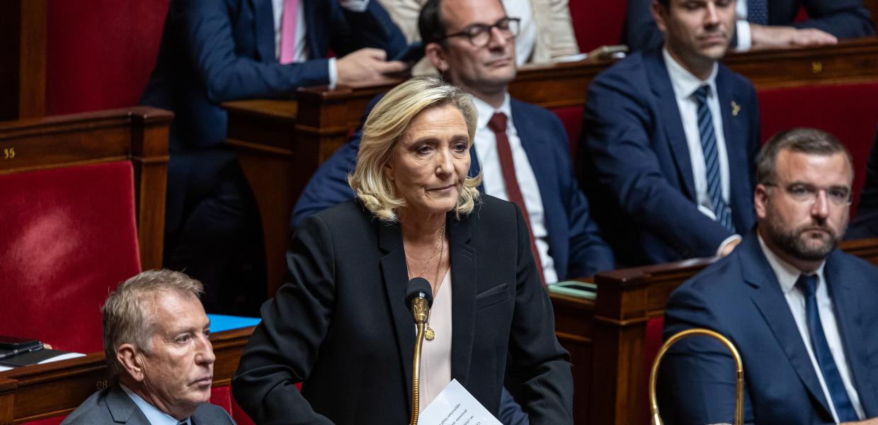 Η Μα΄ριν Λεπέν στα έδρανα του γαλλικού κοινοβουλίου