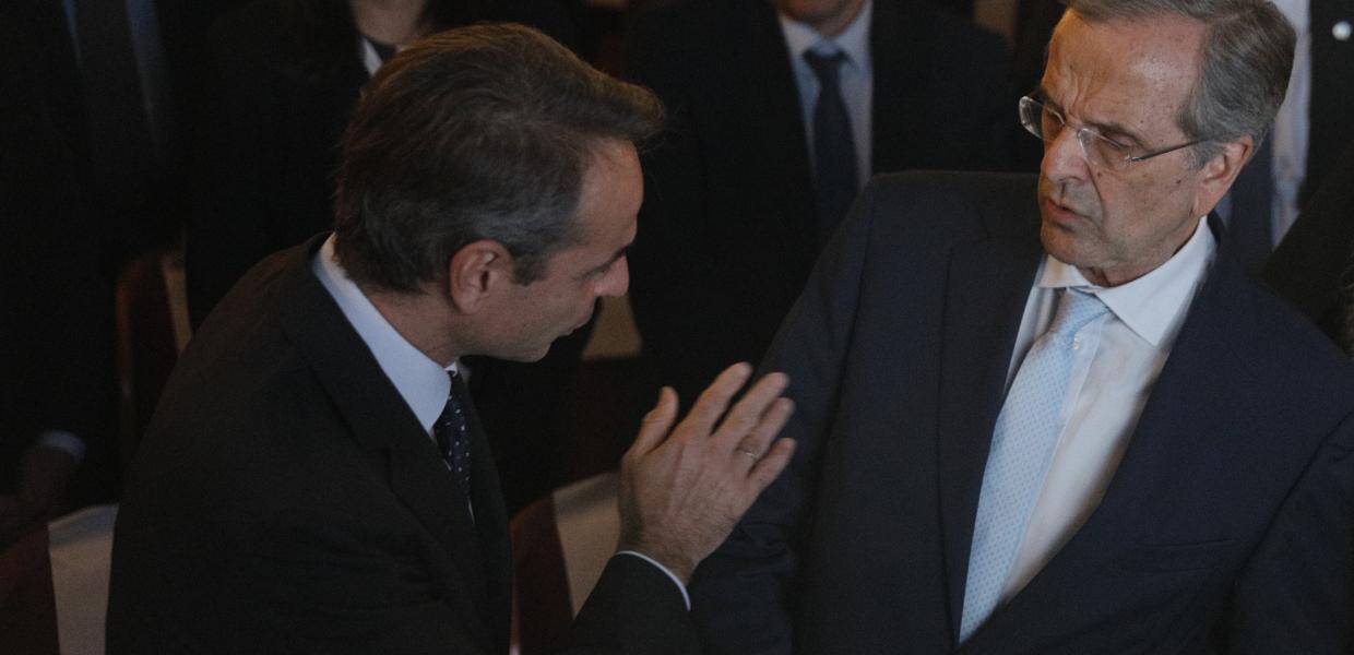 Κυριάκος Μητσοτάκης και Αντώνης Σαμαράς