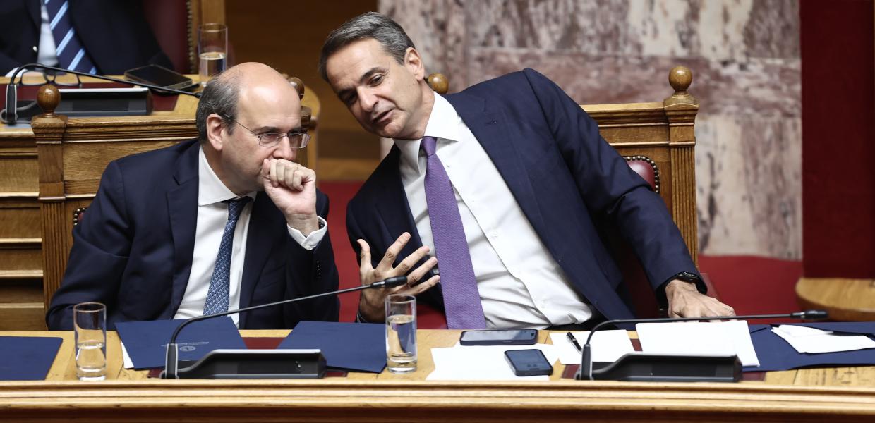 Κωστής Χατζηδάκης και Κυριάκος Μητσοτάκης