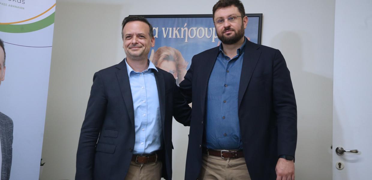 Κώσας Ζαχαριάδης και Χάρης Δούκας