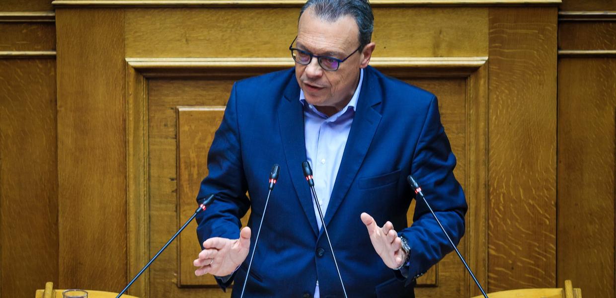 Ο Σωκράτης Φάμελλος στη Βουλή