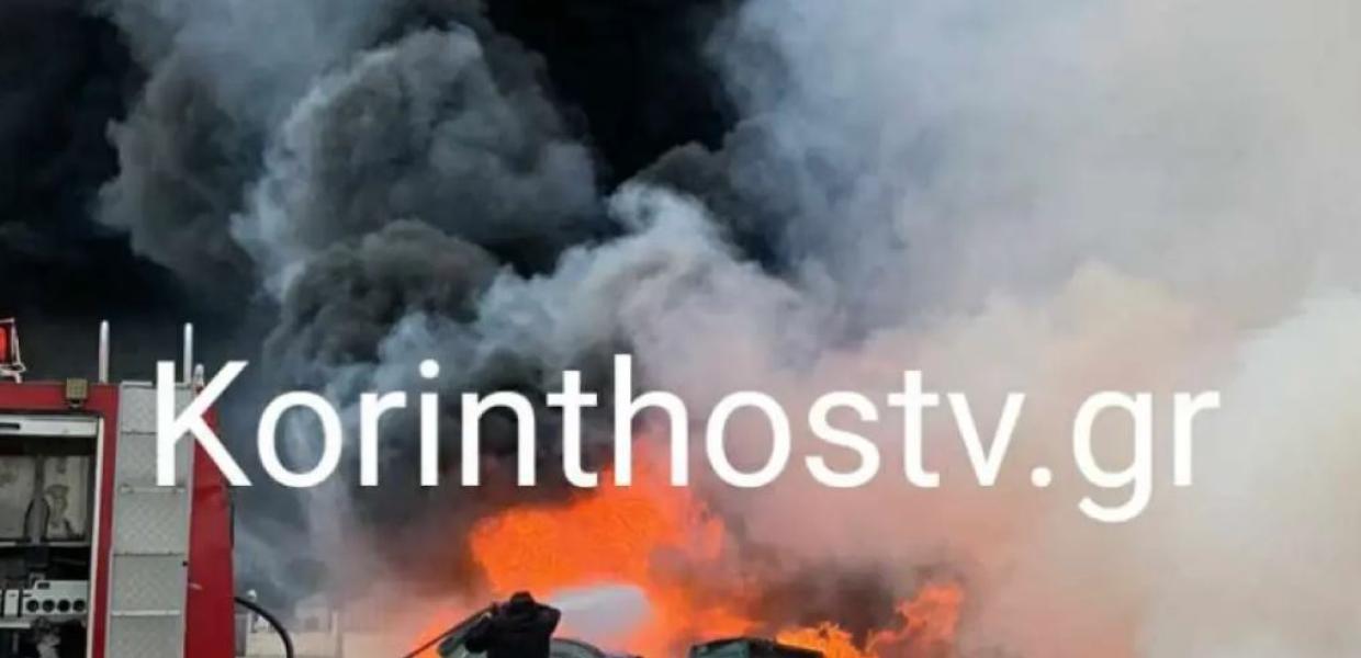 Φωτιά στην Κορινθία