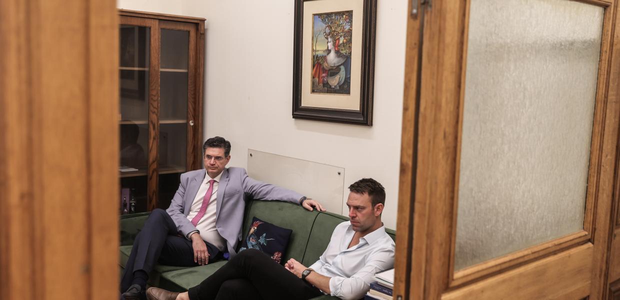 Διονύσης Καλαματιανός και Στέφανος Κασσελάκης