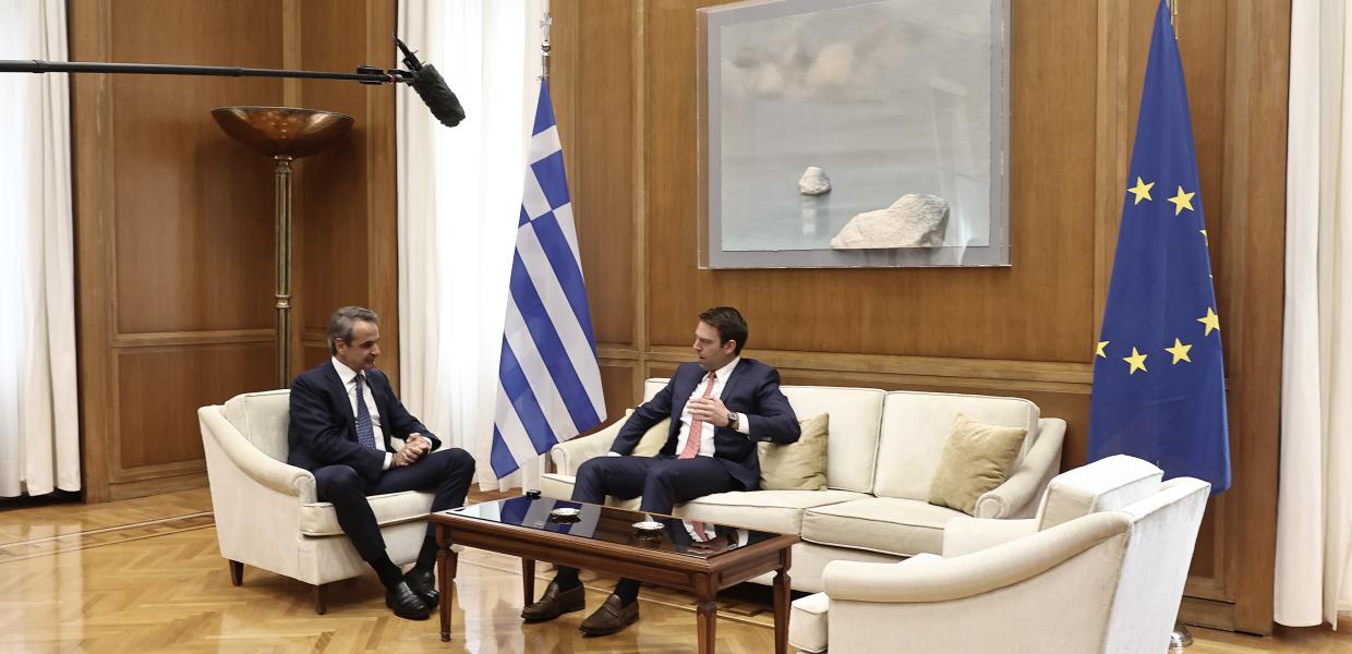 Κυριάκος Μητσοτάκης και Στέφανος Κασσελάκης