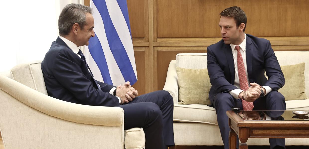 Κυριάκος Μητσοτάκης και Στέφανος Κασσελάκης