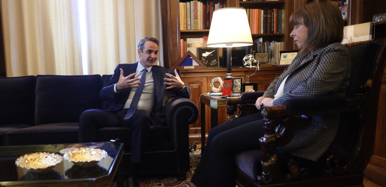 Κυριάκος Μητσοτάκης Κατερίνα Σακελλαροπούλου