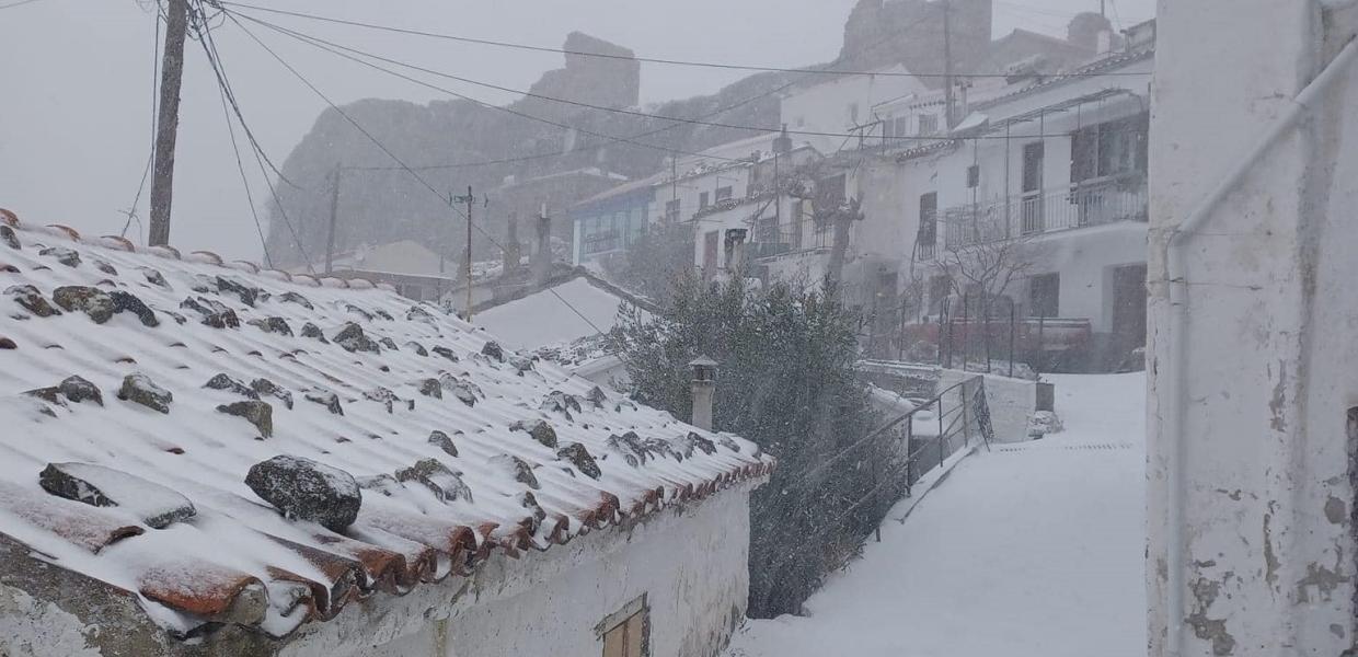 Σαμοθράκη χιόνια