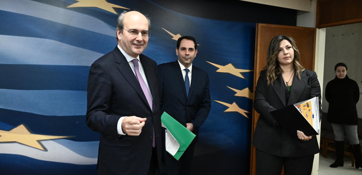 Κωστής Χατζηδάκης και Σοφία Ζαχαράκη