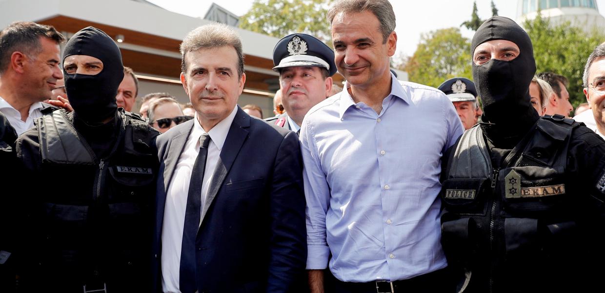 Μιχάλης Χρυσοχοΐδης και Κυριάκος Μητσοτάκης