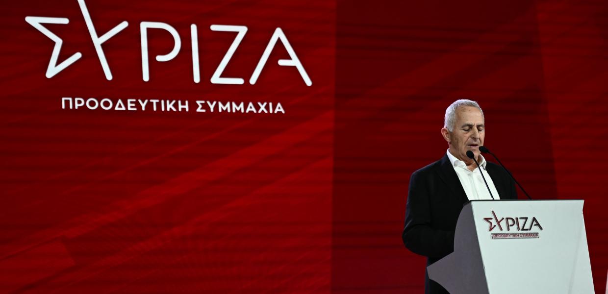 Ο Ευάγγελος Αποστολάκης στο συνέδριο του ΣΥΡΙΖΑ-ΠΣ