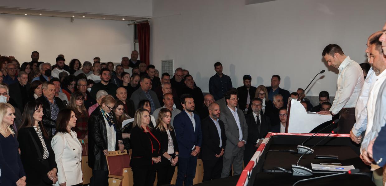 Ο Στέφανος Κασσελάκης στη Λάρισα