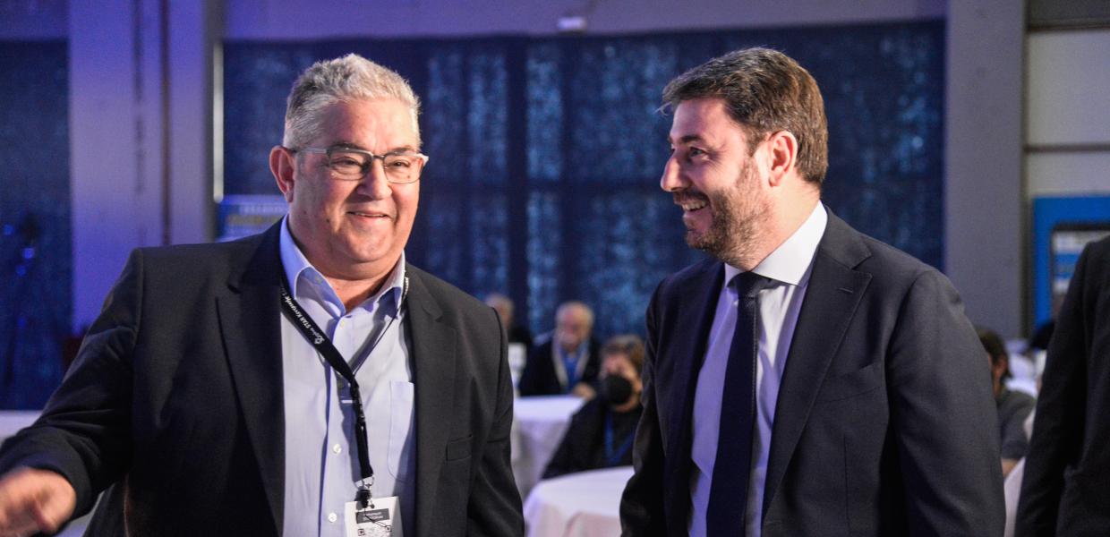 Δημήτρης Κουτσούμπας και Νίκος Ανδρουλάκης