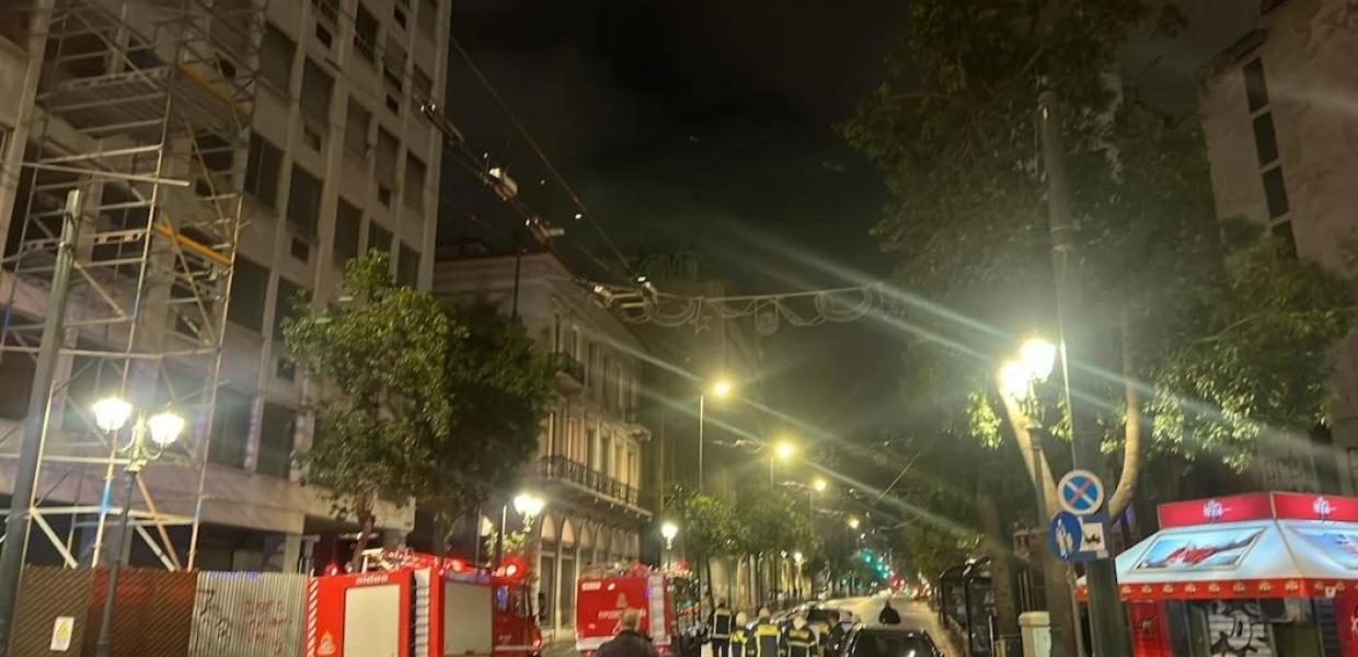 Έκρηξη στην οδό Σταδίου