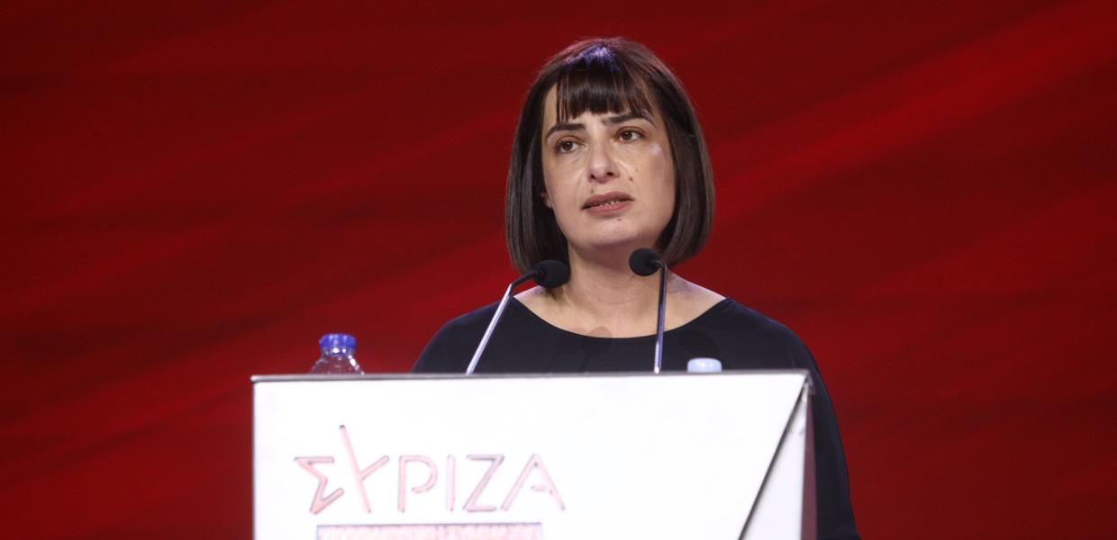 Η Ράνια Σβίγκου στο Συνέδριο του ΣΥΡΙΖΑ-ΠΣ