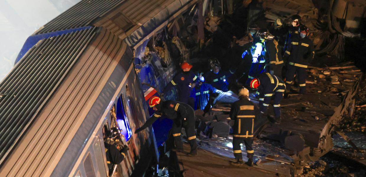 Σύγκρουση τρένων στα Τέμπη