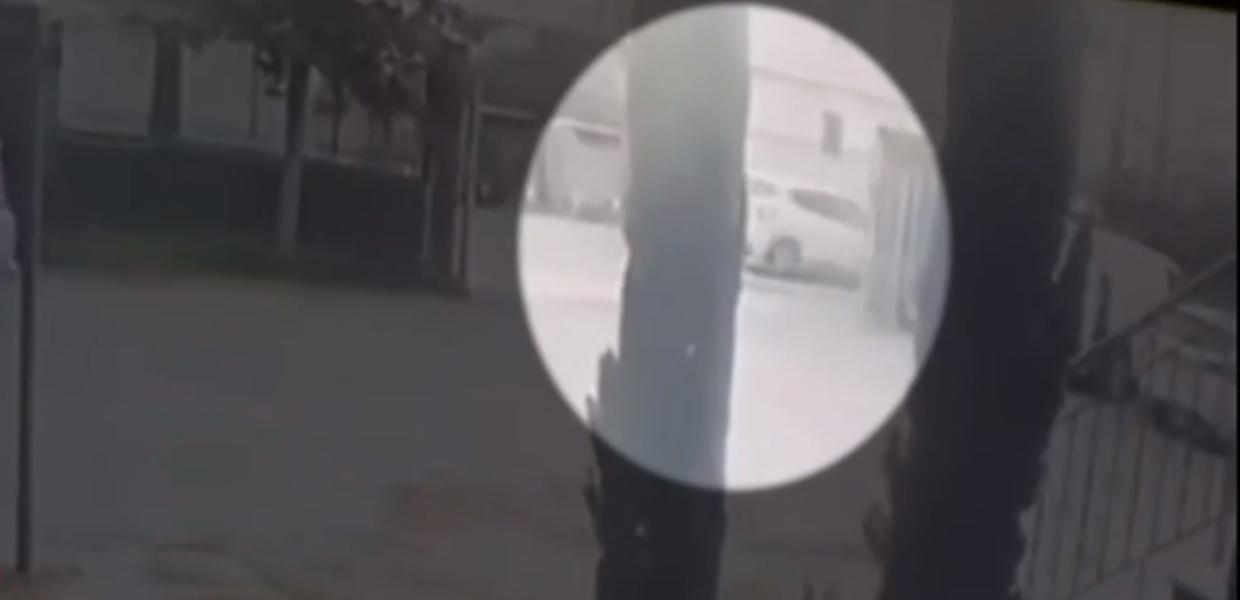 Το αυτοκίνητο στο οποίο επέβαινε το ζευγάρι