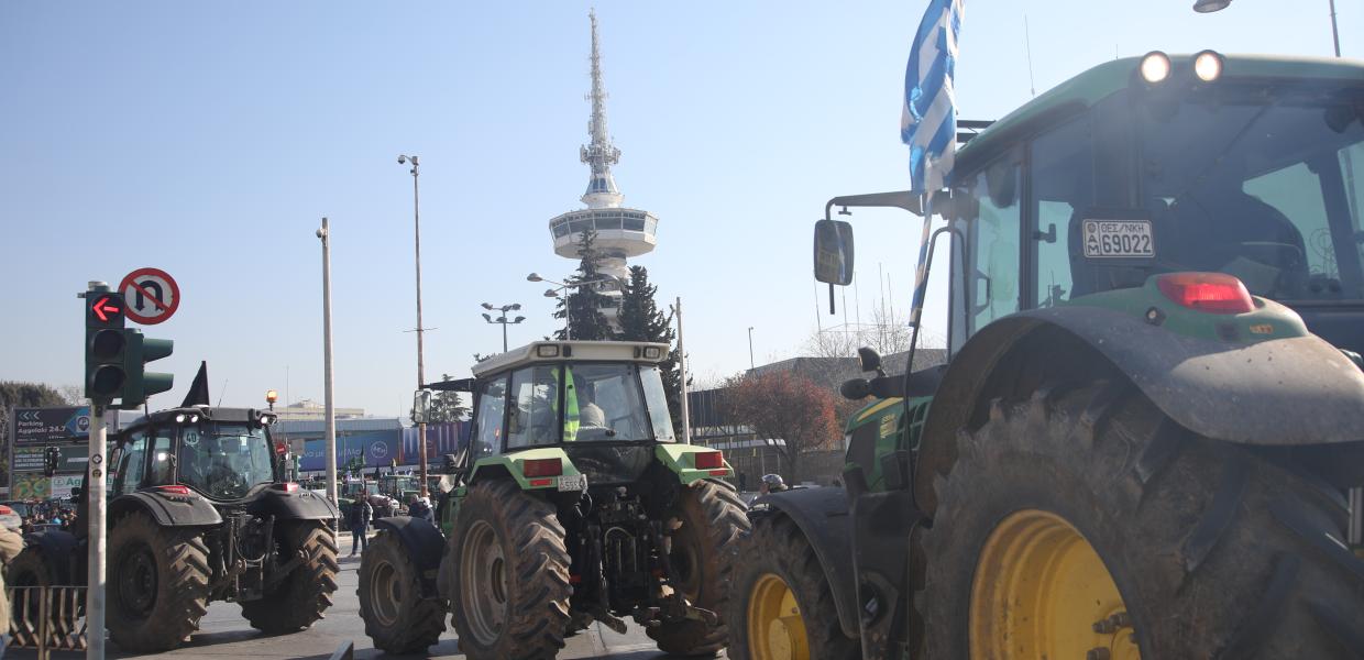 Τρακτέρ στη Θεσσαλονίκη