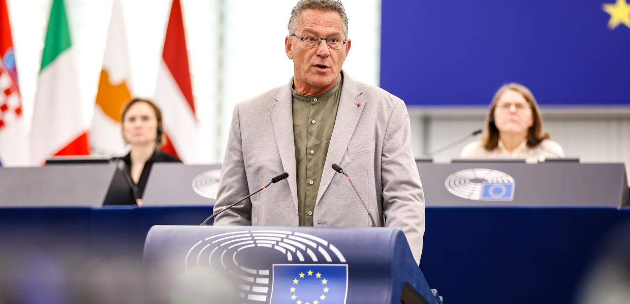 Ο Κώστας Αρβανίτης στο Ευρωκοινοβούλιο