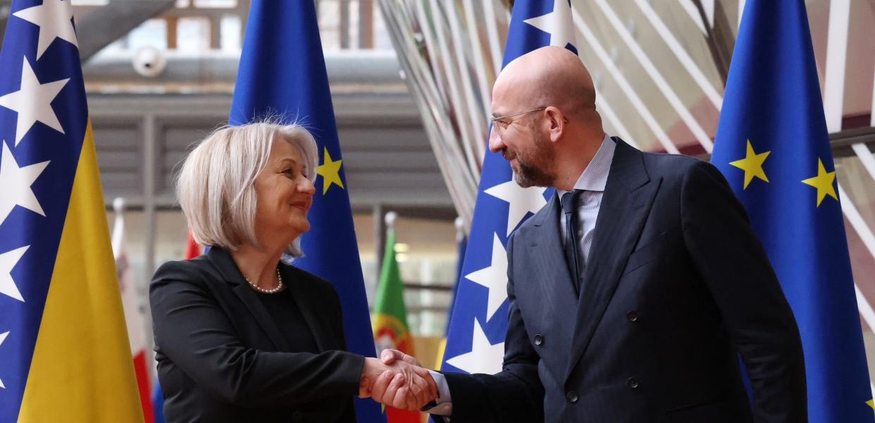 Ο Charles Michel και η Borjana Krišto