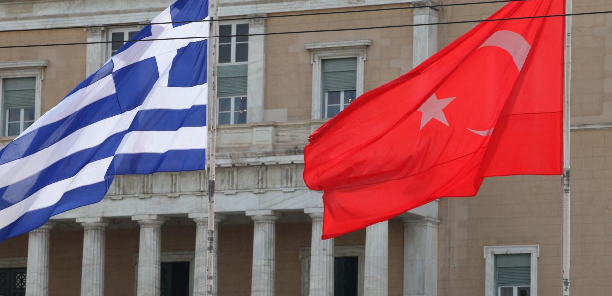 Σημαίες Ελλάδας και Τουρκίας