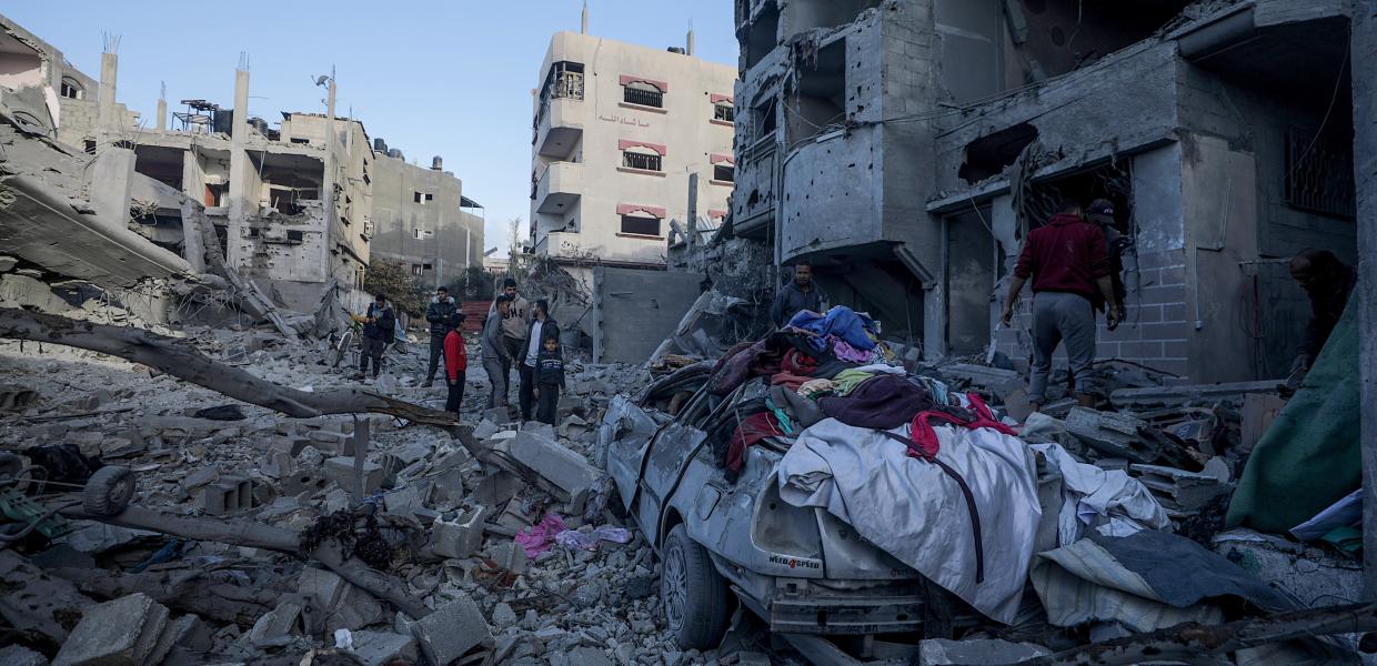 Ερείπια στην Γάζα