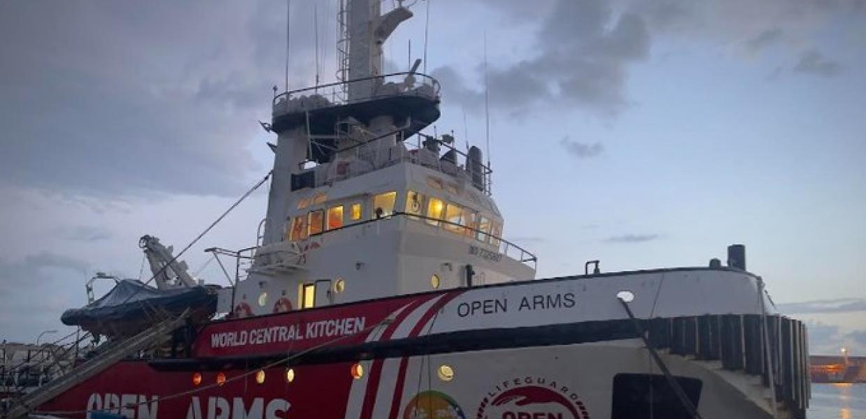 Γάζα πλοίο με ανθρωπιστική βοήθεια