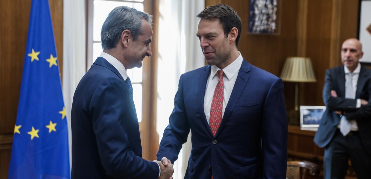 Κυριάκος Μητσοτάκης και Στέφανος Κασσελάκης