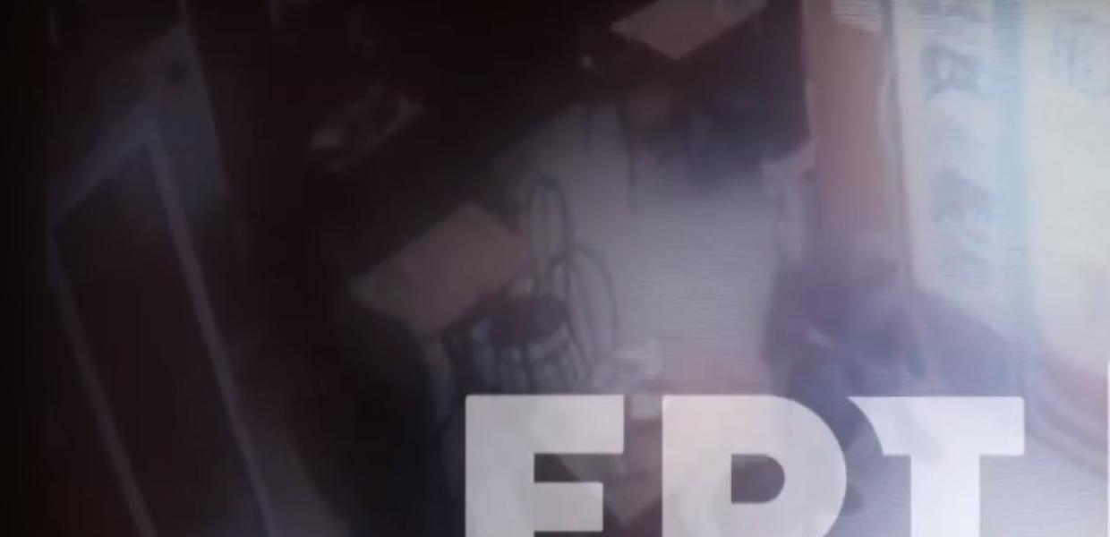 Στιγμιότυπο από βίντεο με την στιγμή των πυροβολισμών στα ΚΤΕΛ Κηφισού