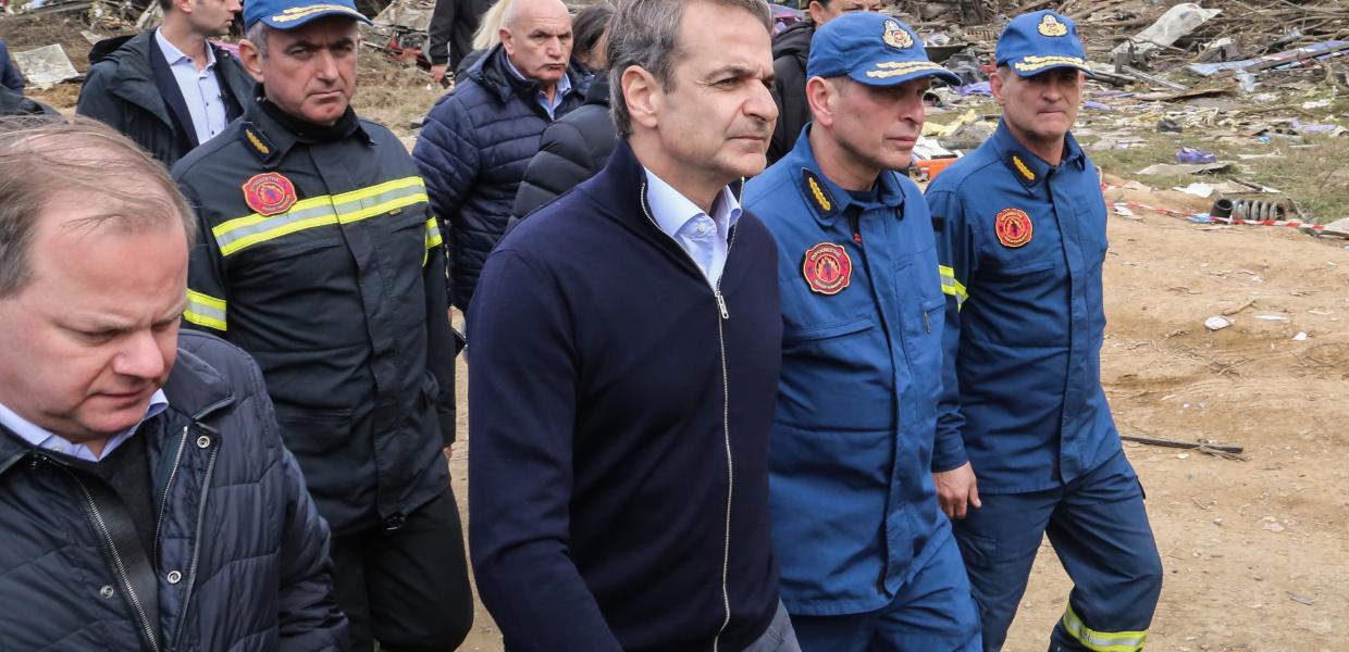 Ο Κώστας Καραμανλής και ο Κυριάκος Μητσοτάκης