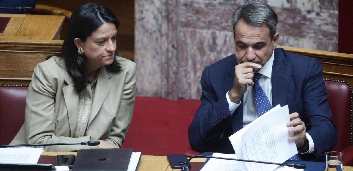Η Νίκη Κεραμέως και ο Κυριάκος Μητσοτάκης