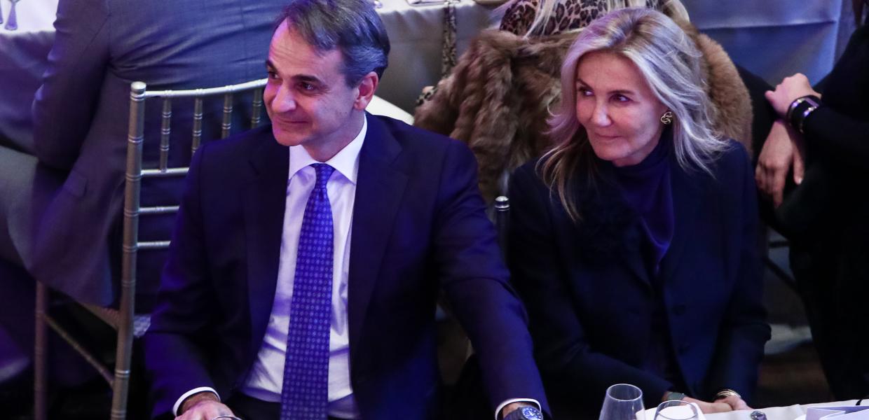Κυριάκος Μητσοτάκης και Μαρέβα Γκραμπόφσκι 