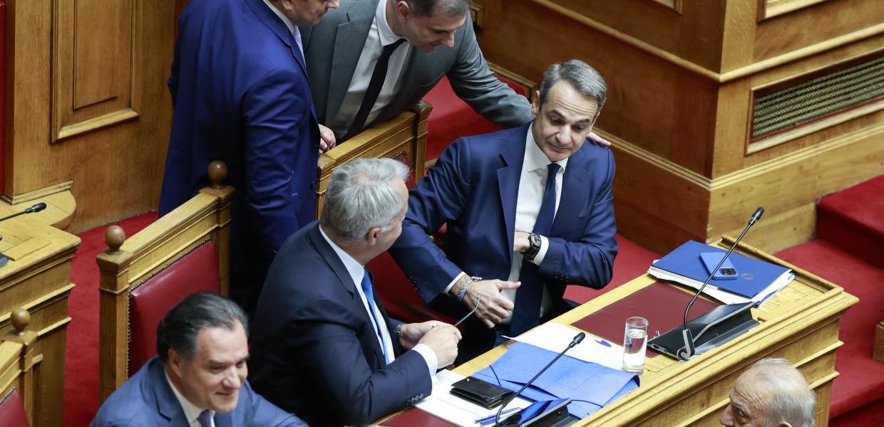 Μάκης Βορίδης και Κυριάκος Μητσοτάκης