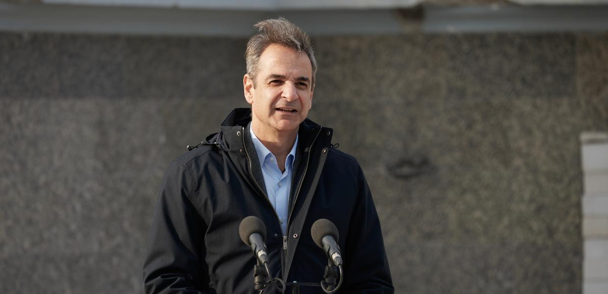 Ο Κυριάκος Μητσοτάκης στην Ουκρανία