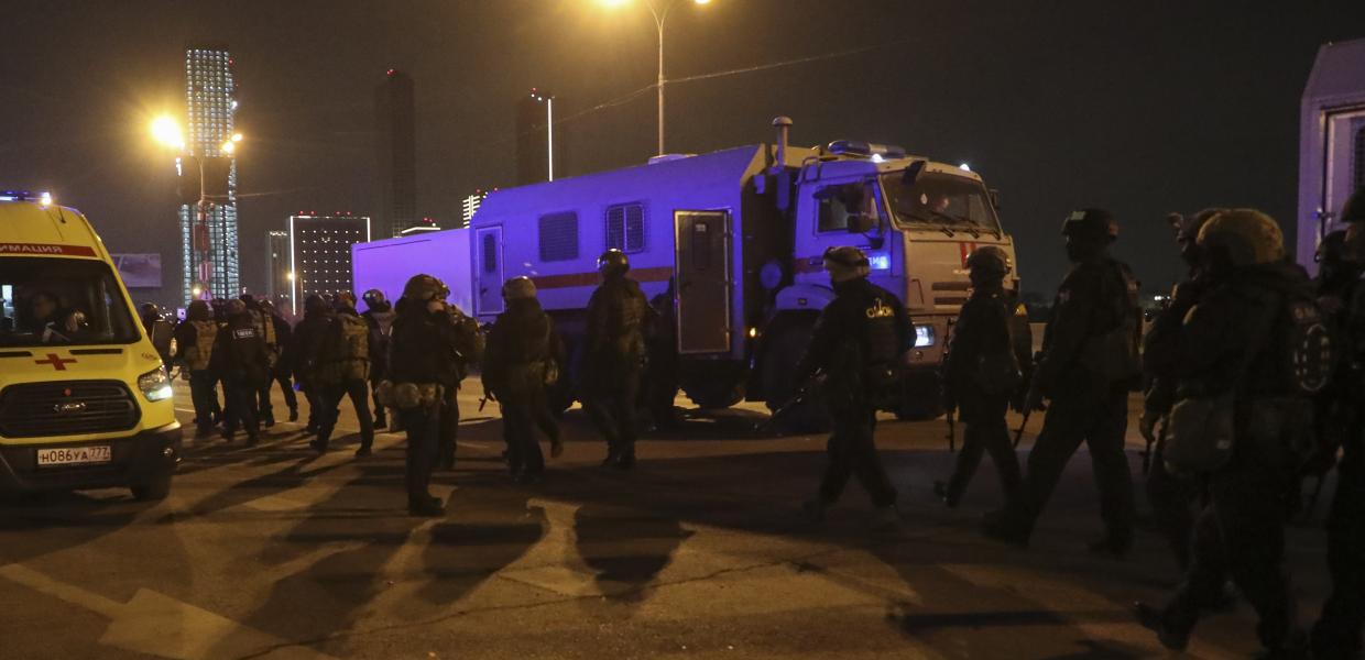 Αστυνομικοί στη Μόσχα