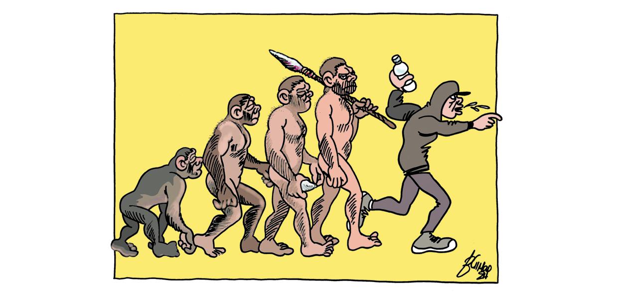 Σκίτσο του Βαγγέλη Χερουβείμ