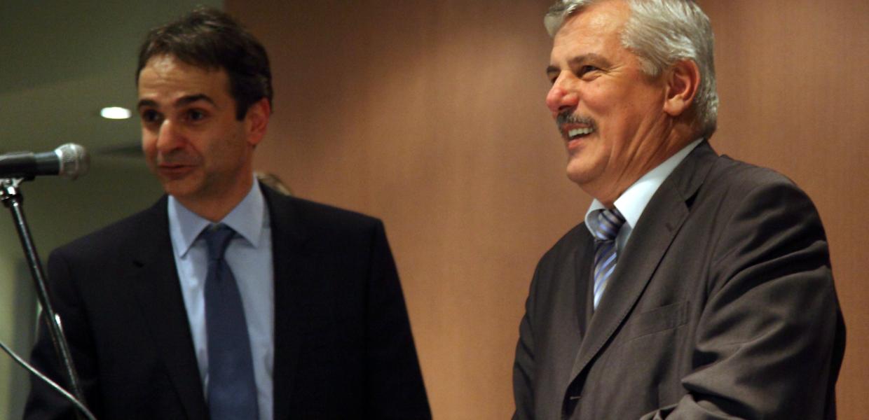 Ο Κυριάκος Μητσοτάκης και ο Μιχάλης Ταμήλος